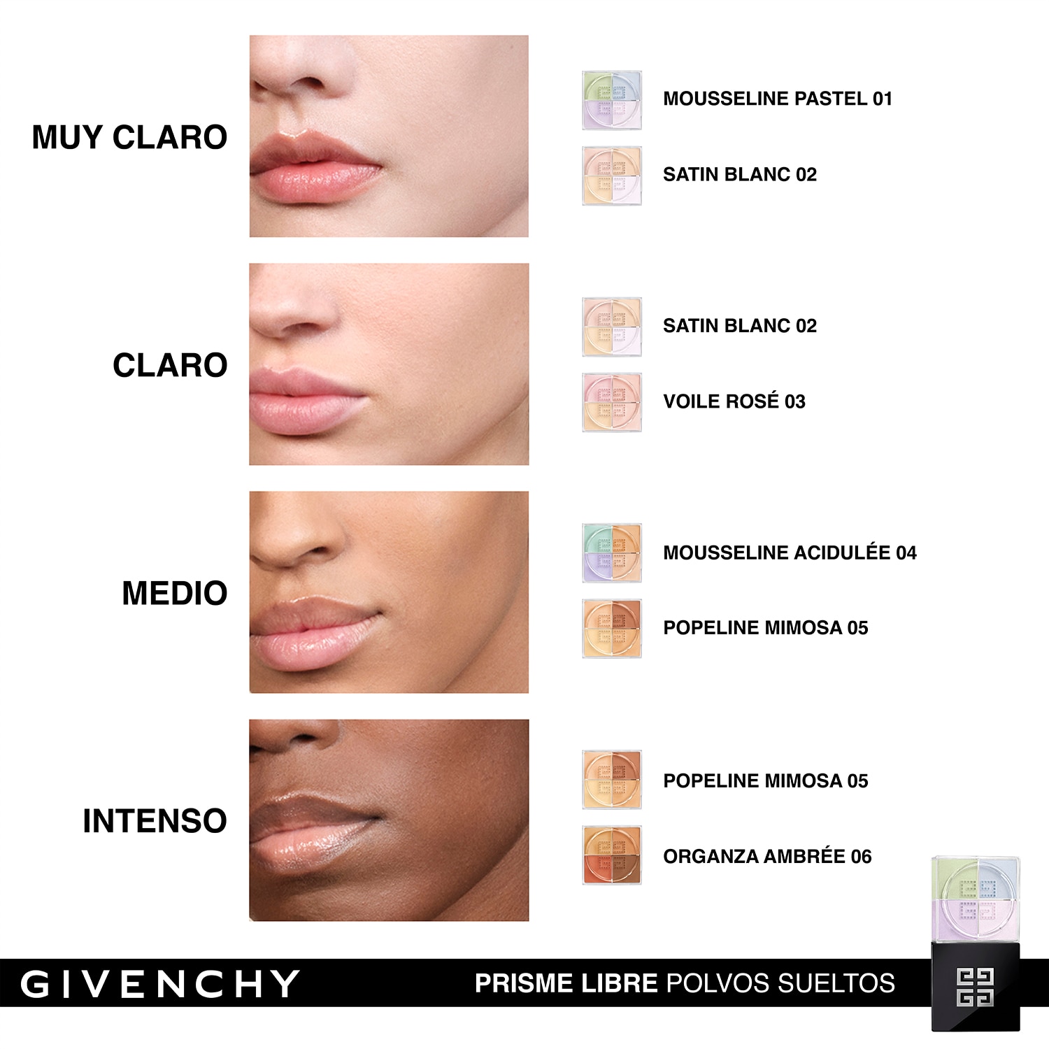 PRISME LIBRE LOOSE POWDER FORMATO MINI NUEVOS Y MEJORADOS POLVOS ULTRAFINOS DE ACABADO MATE LUMINOSO Y DIFUMINADO PERFECTO (MINI POLVOS SUELTOS PARA ROSTRO)